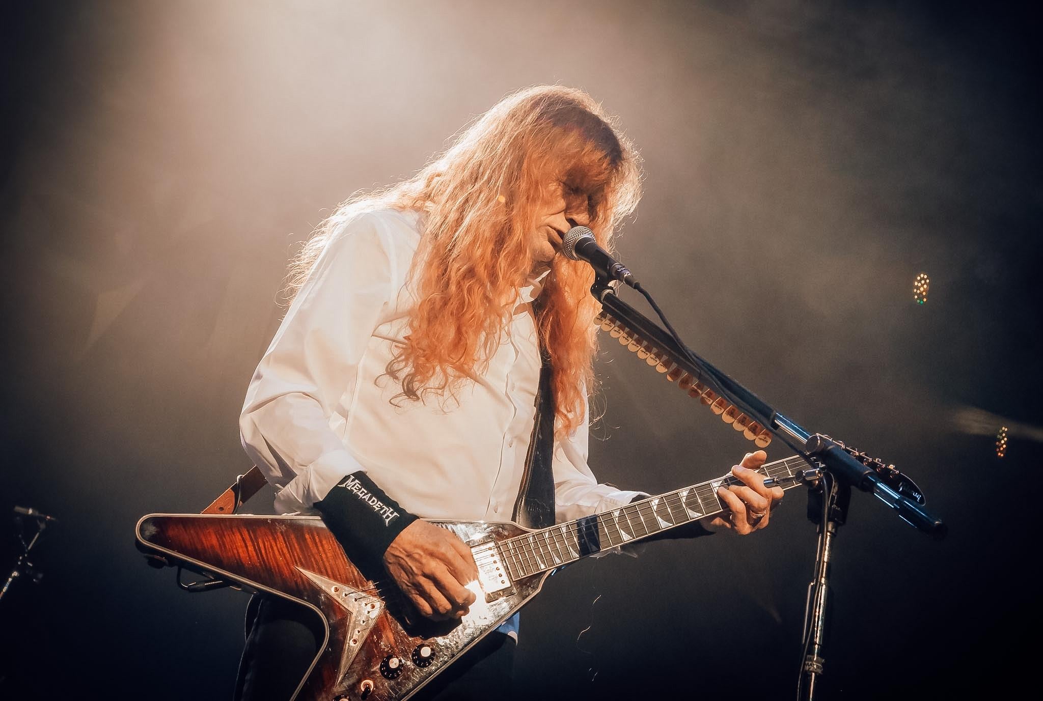 Megadeth, el 26 de abril de 2026, en el Movistar Arena de Bogotá