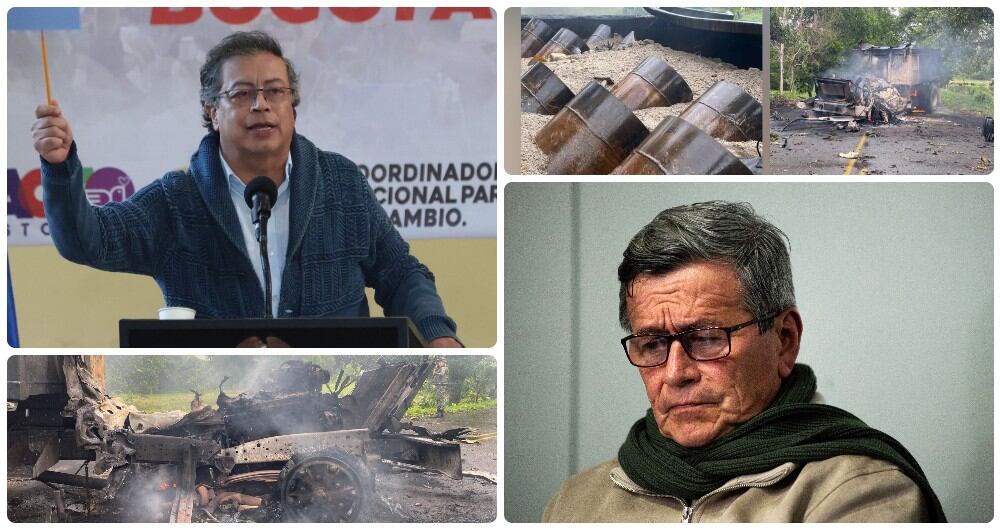 Gustavo Petro cerró el proceso de paz con el ELN tras atentado en Arauca.