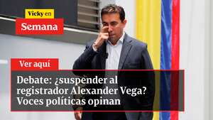 Debate: ¿suspender al registrador Alexander Vega? Voces políticas opinan