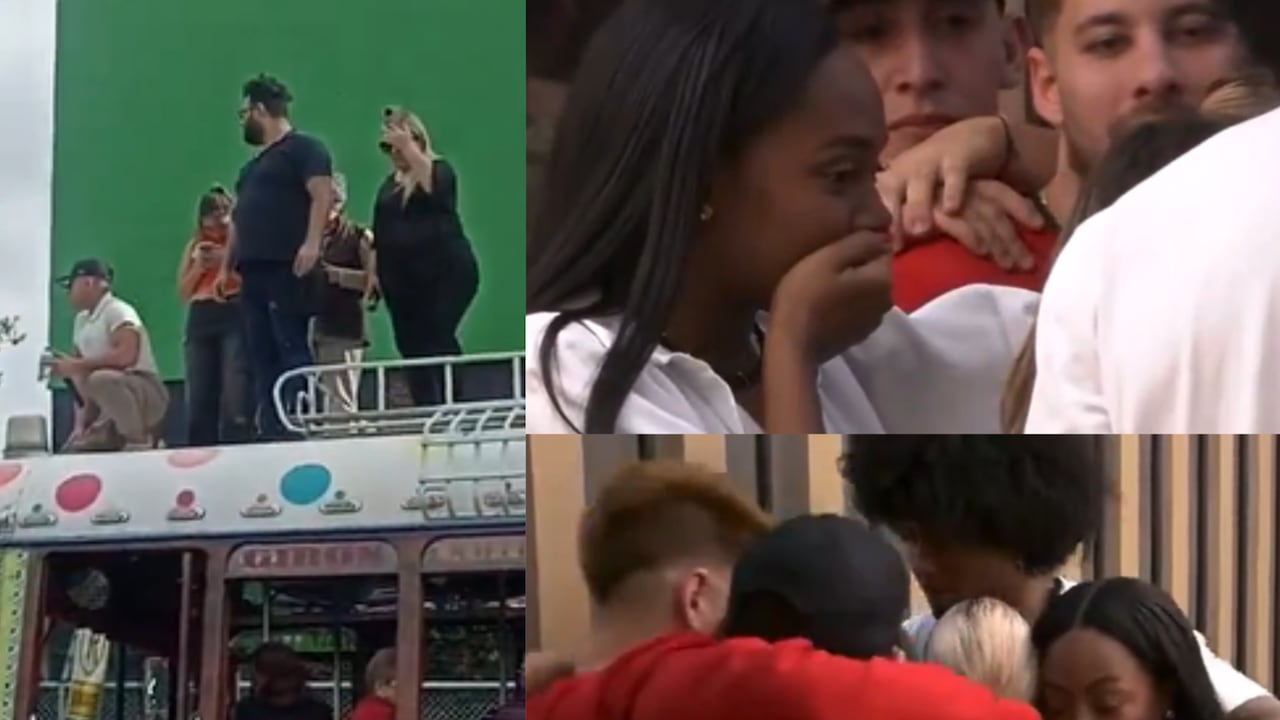 Exparticipantes de La casa de los famosos llegaron en chiva a mostrar apoyo al team papillente