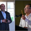 Defensor del Pueblo Carlos Camargo y el presidente Gustavo Petro