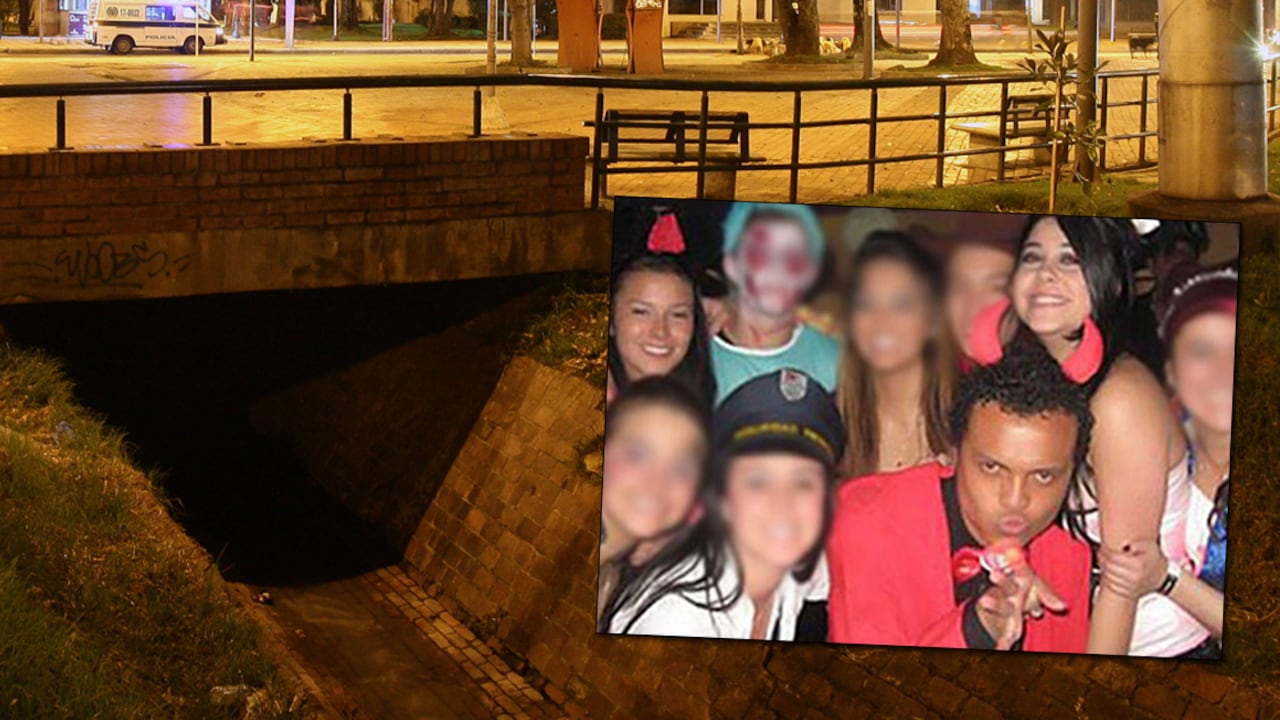 Este es el lugar en el que fue encontrado el cuerpo de Luis Colmenares. A la derecha, una de sus últimas fotos.