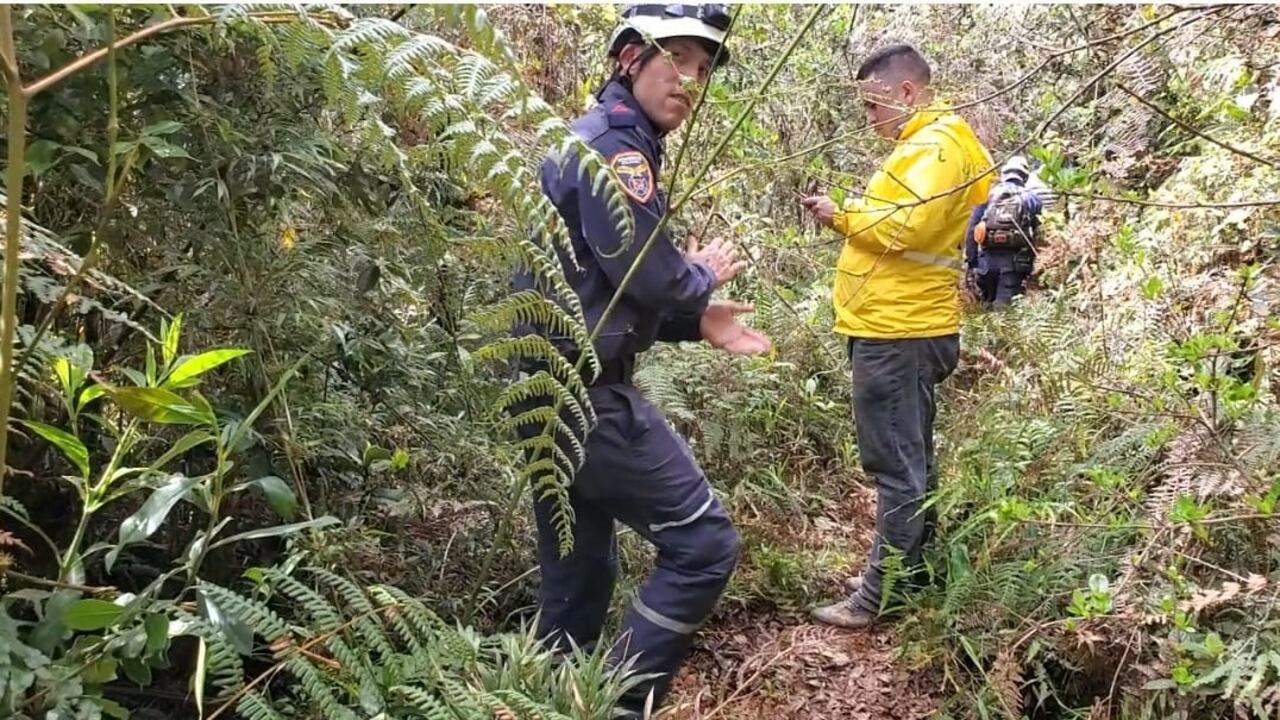 Organismos de socorro encontraron a dos caminas que desaparecieron en El Carmen de Viboral, Antioquia.