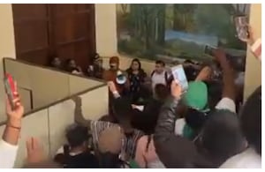 Movilización de comunidades afro en Cauca.