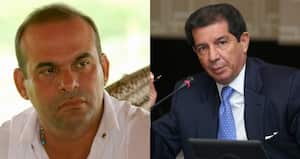 De izquierda a derecha: Salvatore Mancuso y José Felix Lafaurie