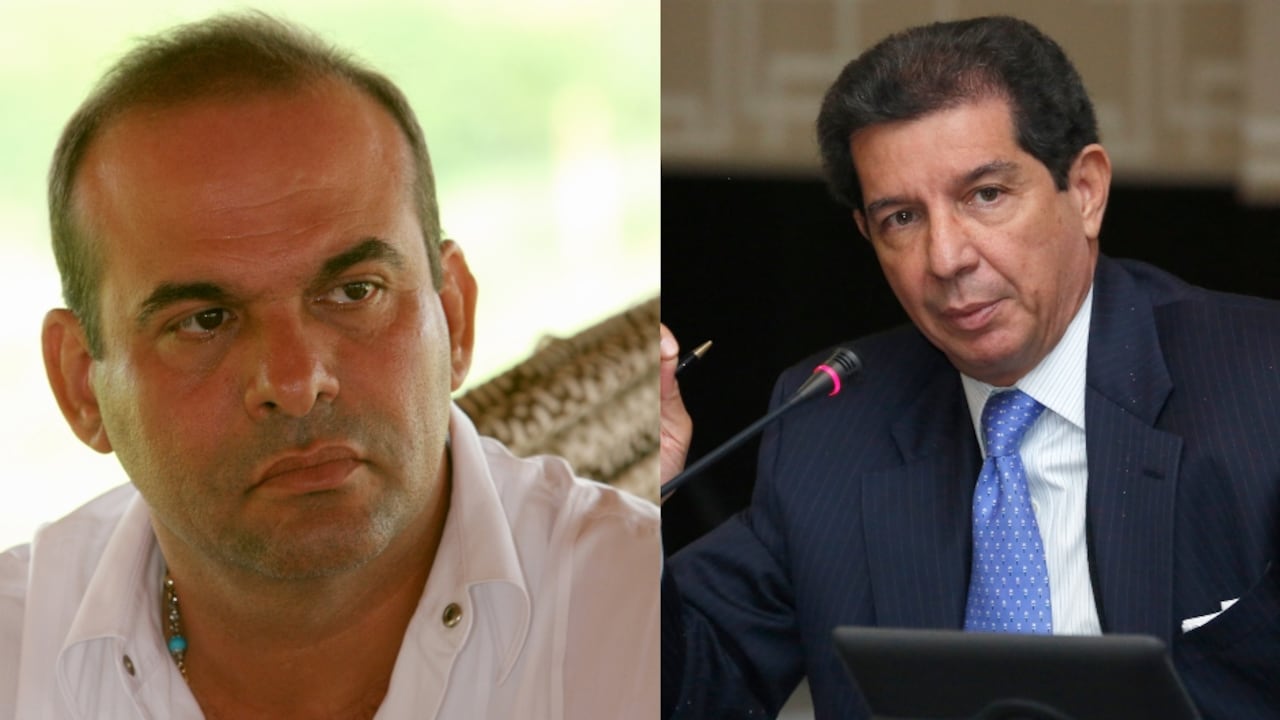 De izquierda a derecha: Salvatore Mancuso y José Felix Lafaurie