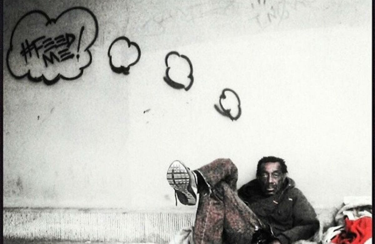 “¡#Aliméntame!”. Foto: @skidrobot 