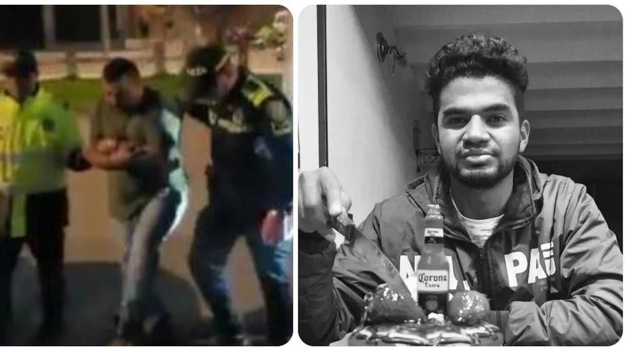 La Policía de Bogotá reveló las imágenes del motociclista que le quitó la vida a Cristián Andrés Mesa, quien trabajaba en una obra del IDU.