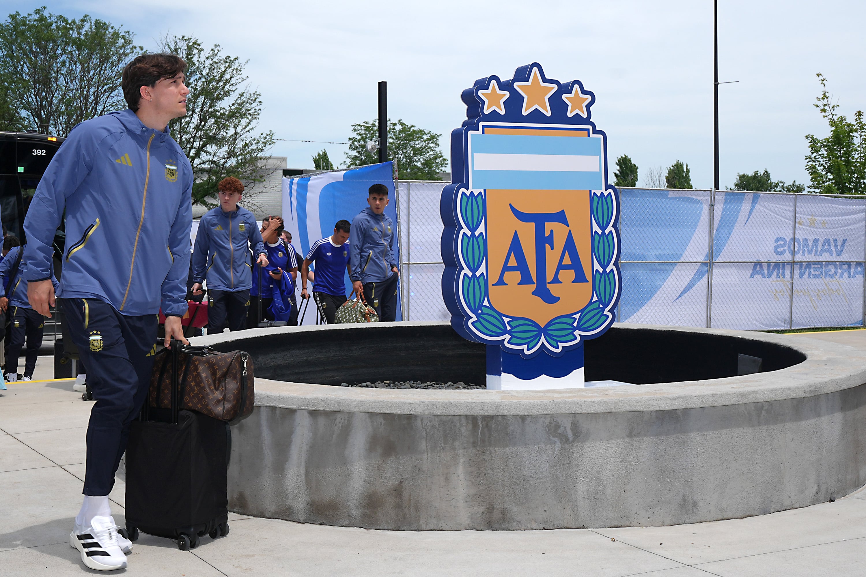 Leonardo Balerdi en Kansas con Argentina.