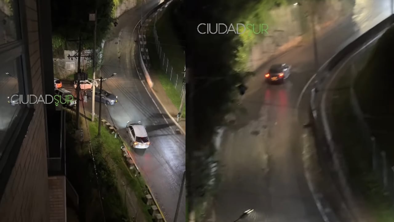 Muchos conductores no pueden con la inclinación de la vía ubicada en el municipio de Sabaneta, Antioquia.