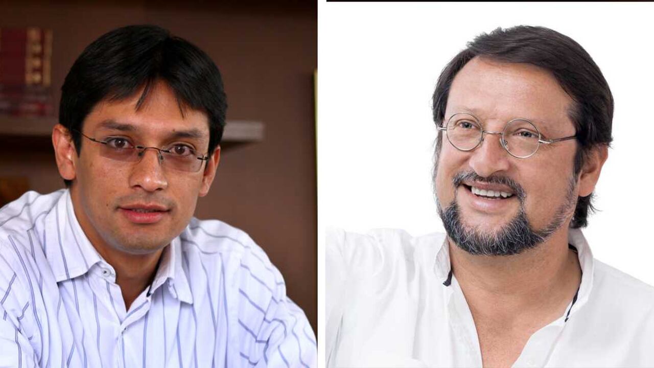 Camilo Romero y su papa, Ricardo Romero