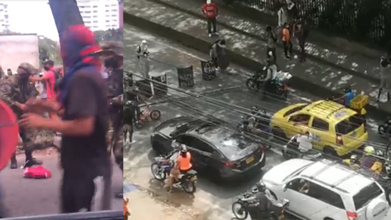 Manifestantes y Ejército protagonizaron una pelea al oeste de Cali.