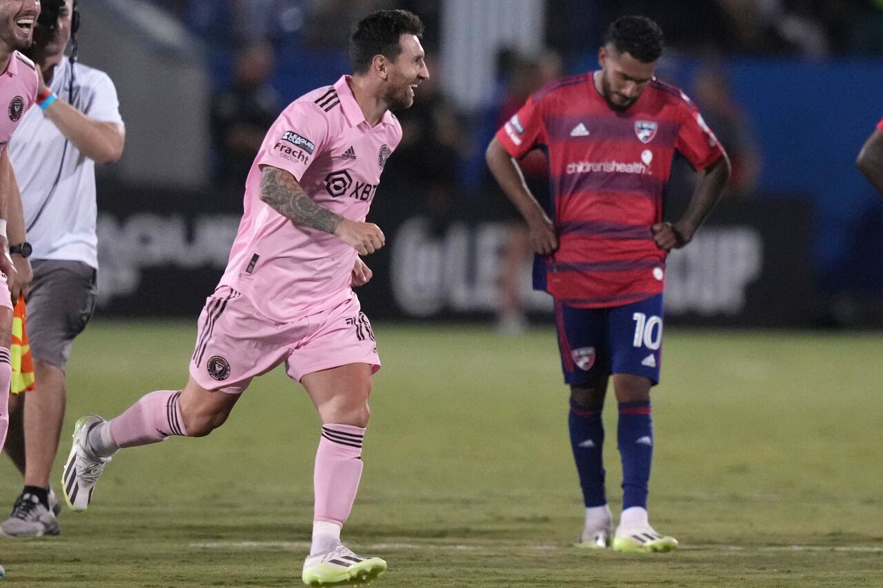 Lionel Messi y el colombo-estadounidense Jesús Ferreira.