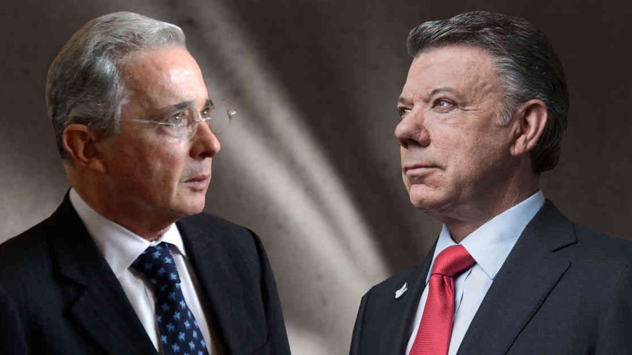 Álvaro Uribe y Juan Manuel Santos, un encuentro esperado