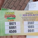 Estaban vendiendo bonos, rifas y chance manual sin ninguna autorización