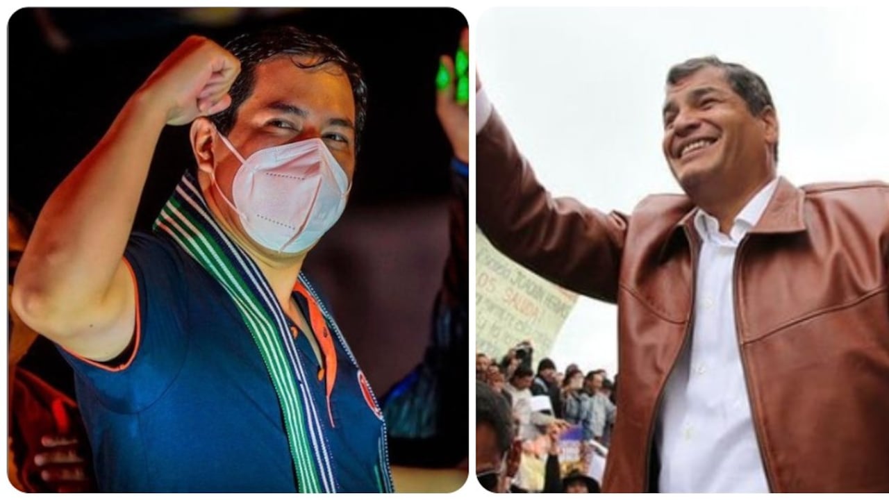 Rafael Correa y Andrés Arauz