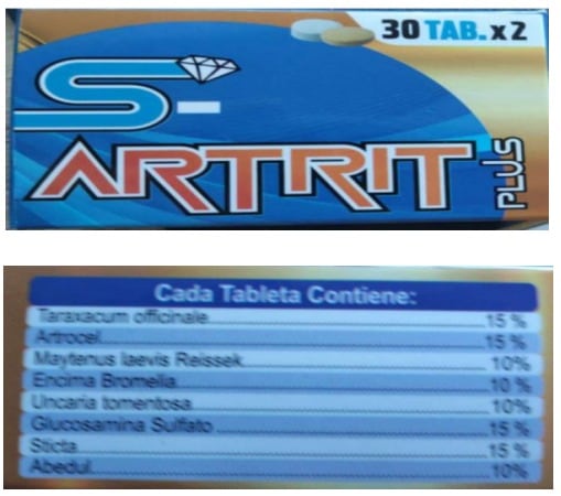 Invima advierte por la venta de los productos fraudulentos S-ARTRIT y SIN-ARTRIT.