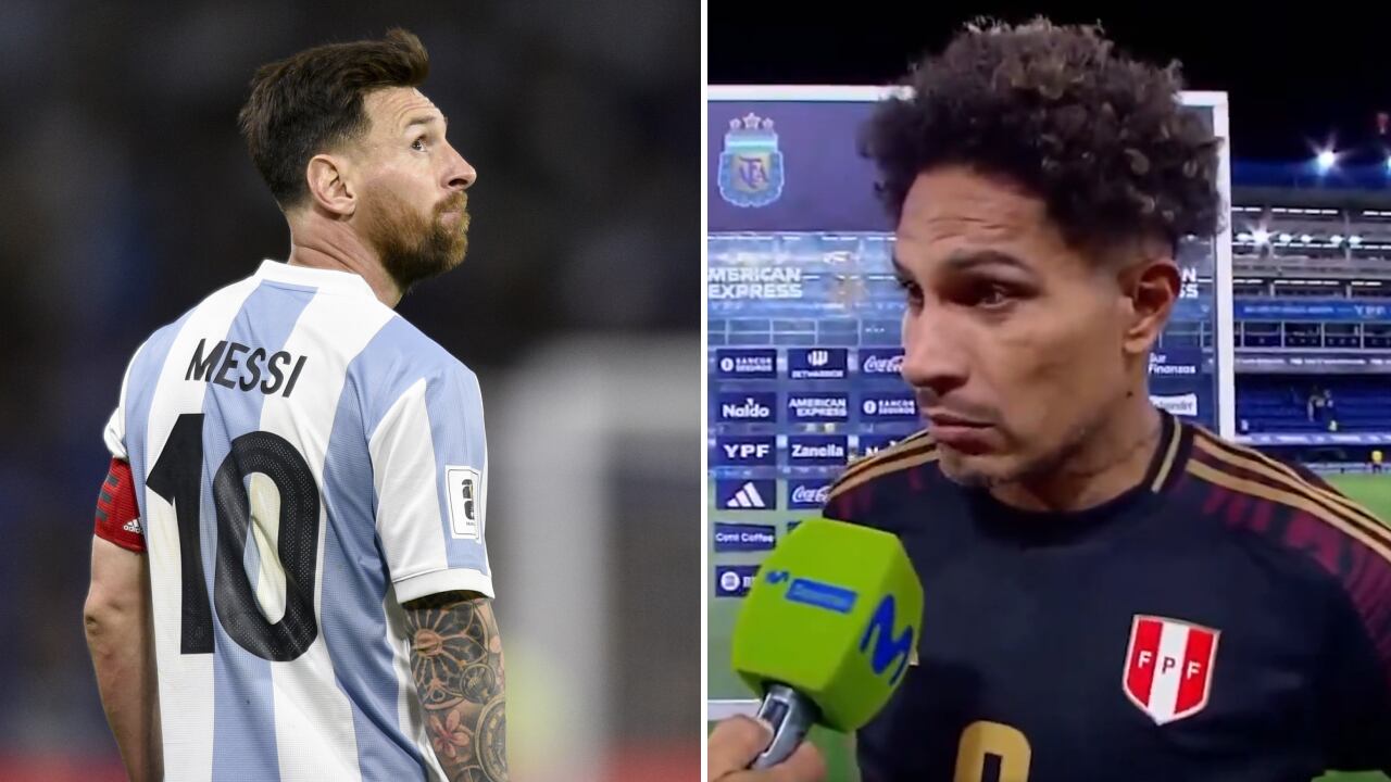 Paolo Guerrero se quejó de presuntos beneficios a favor de Lionel Messi