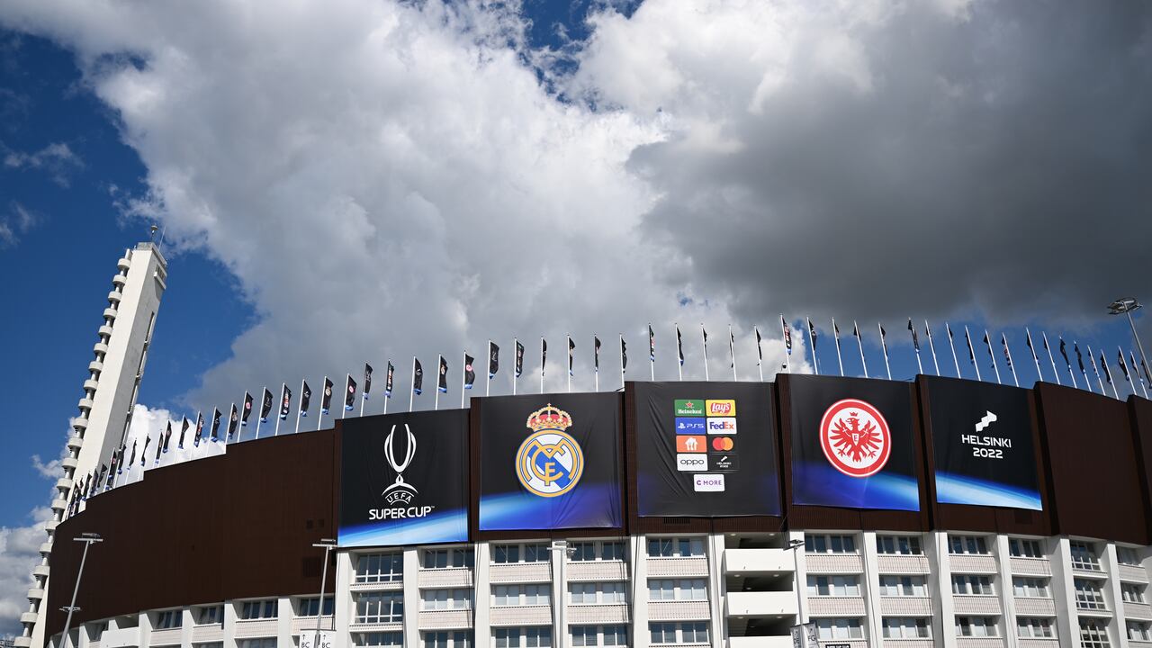 Real Madrid y Eintracht Frankfurt disputarán la Supercopa de Europa.