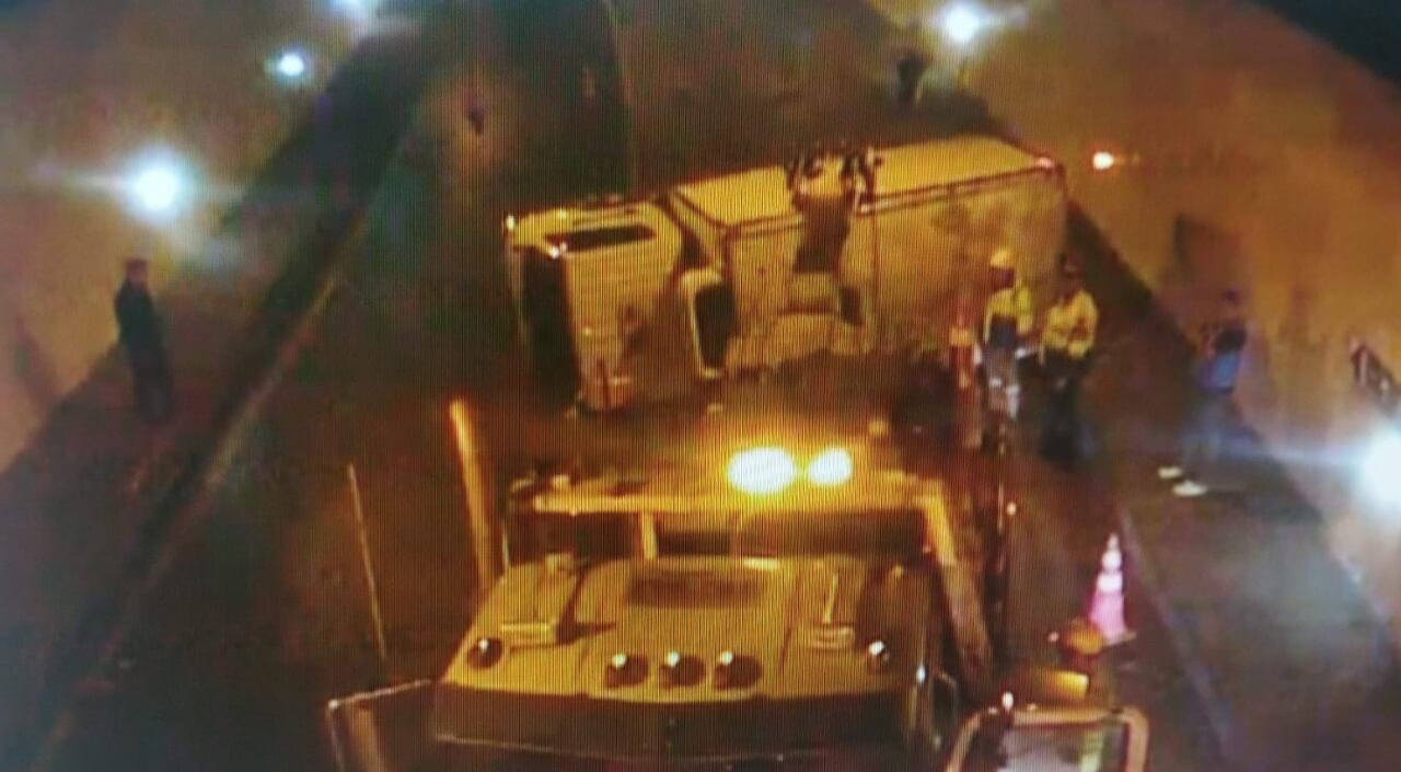 Accidente de tránsito en vía al llano