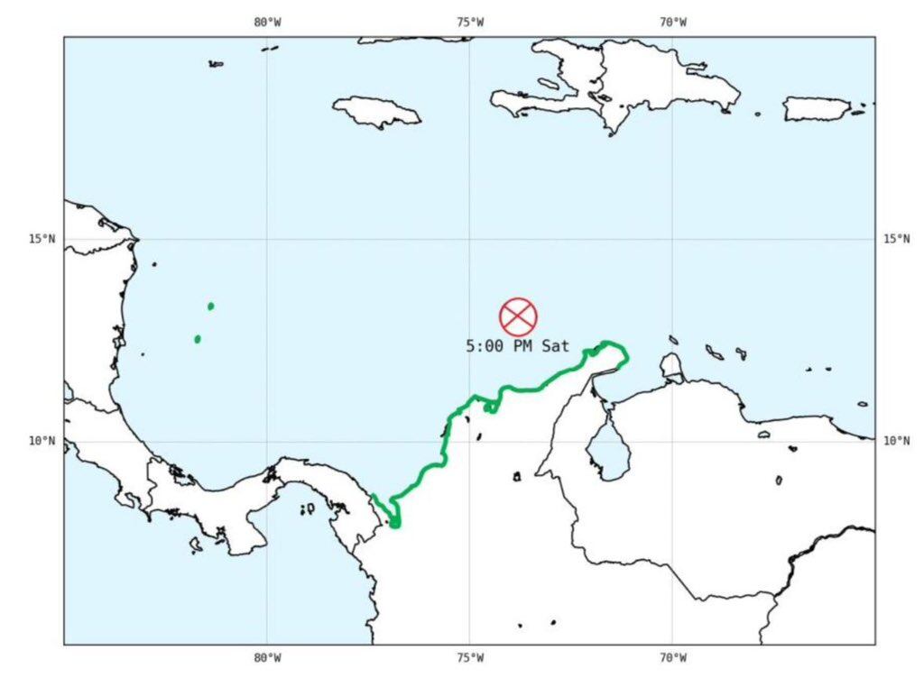 Las autoridades continúan monitoreando la tormenta tropical Bret.