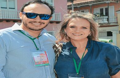 Carlos Andrade y Adriana Bernal.