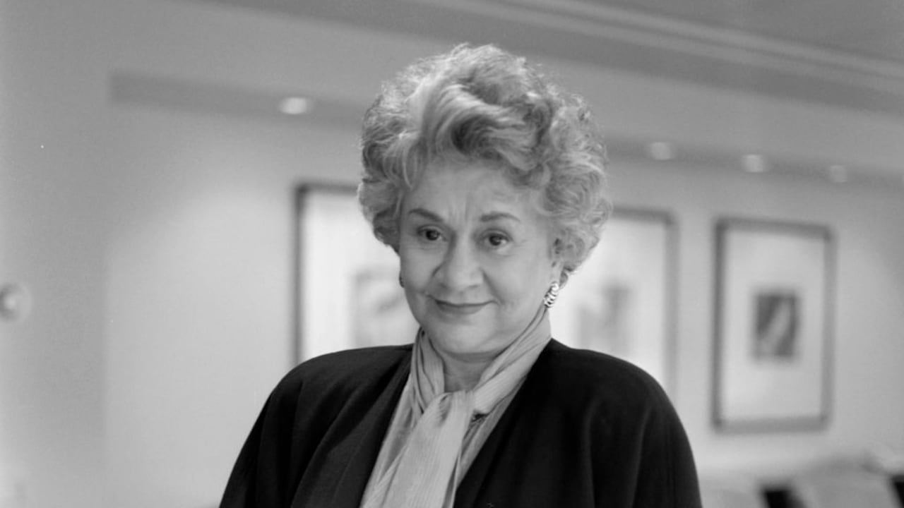 La actriz murió acompañada de sus seres queridos.