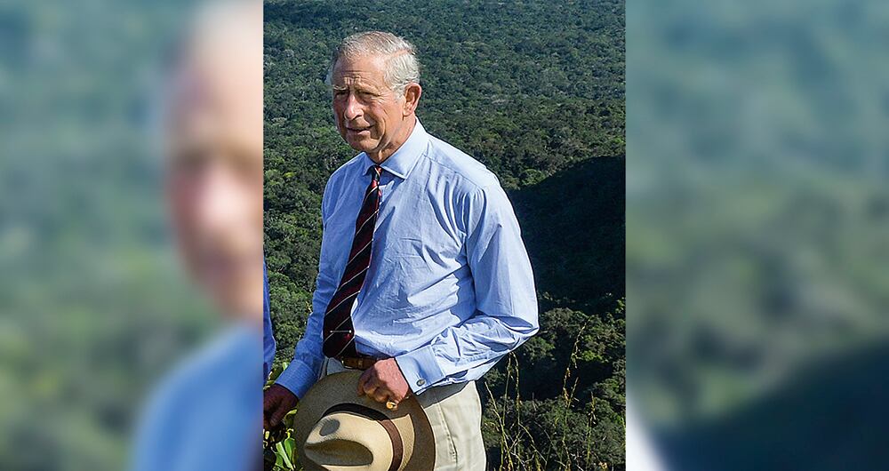 El Rey Carlos III visitó ese tesoro natural. 