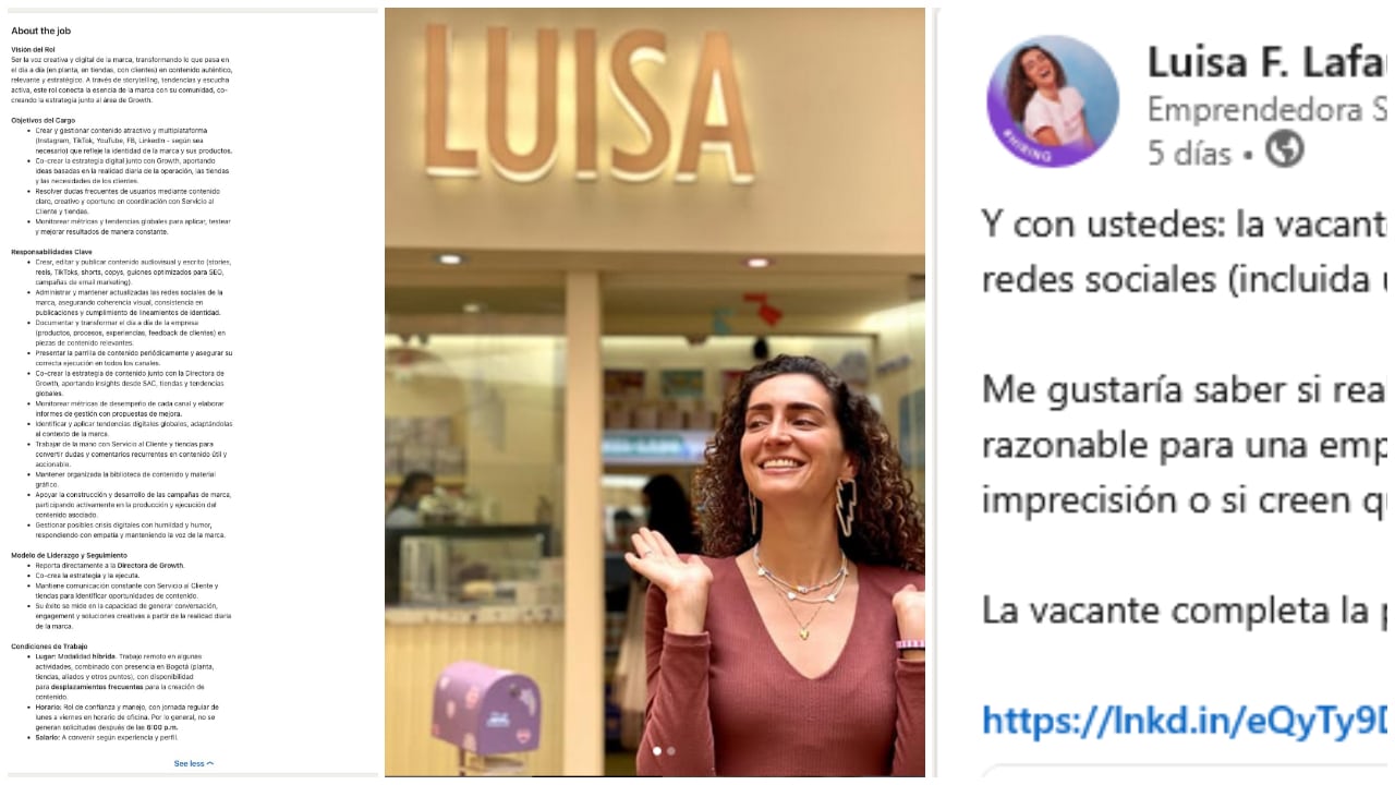 Luisa Lafaurie Cabal, empresaria hija de José Félix Lafaurie y María Fernanda Cabal