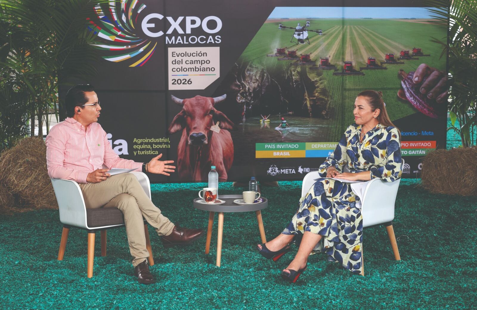 Rafael Cortés, gobernadora del Meta