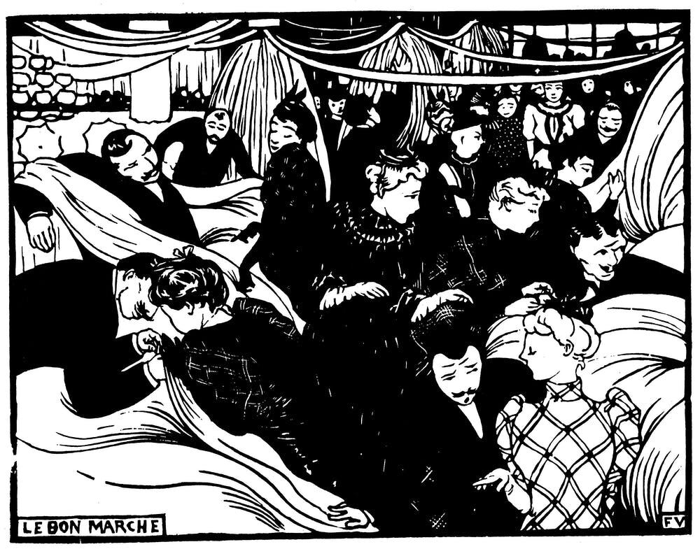 Le bon marche (Félix Valloton, 1873). Wikimedia Commons