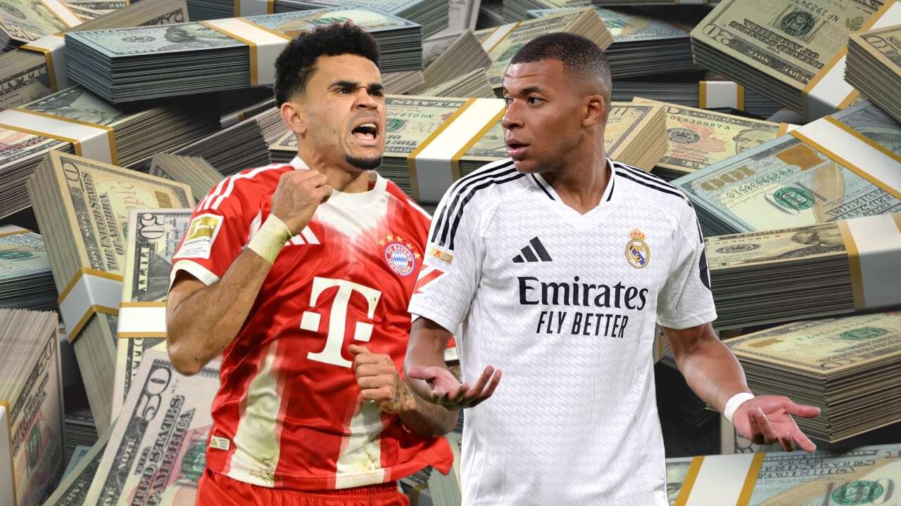 Luis Díaz y Kylian Mbappé.