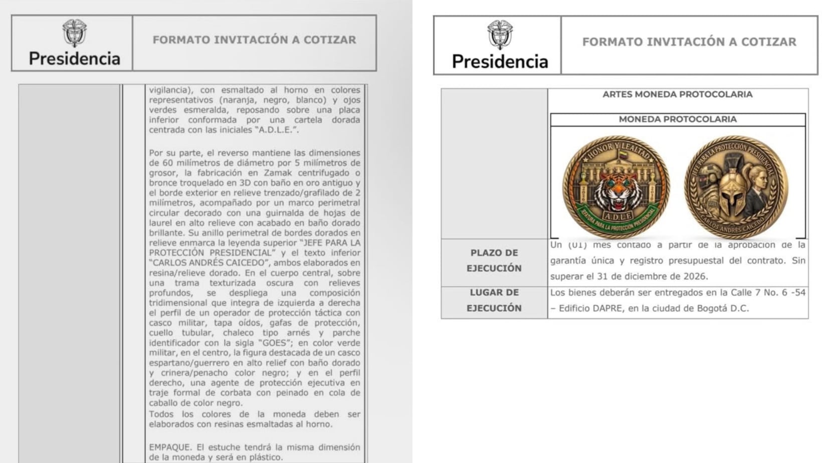 Será usada para actos protocolarios de la Presidencia.