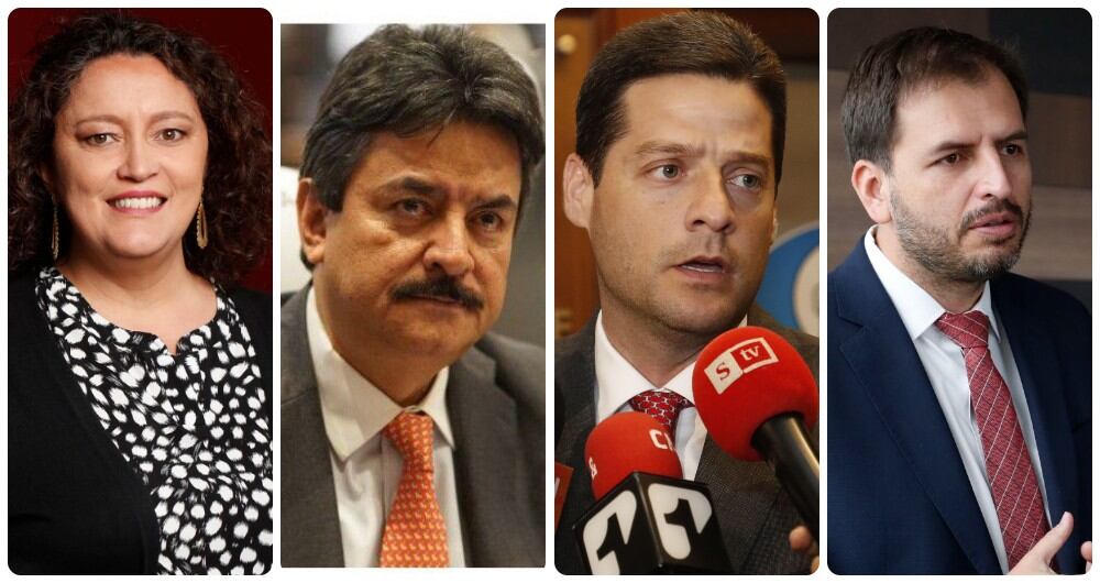 Angélica Lozano, Carlos Julio González, Mauricio Gómez Amín y Andrés Forero.