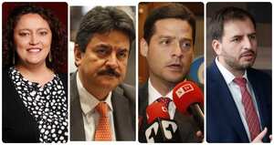 Angélica Lozano, Carlos Julio González, Mauricio Gómez Amín y Andrés Forero.