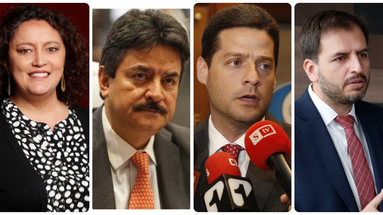 Angélica Lozano, Carlos Julio González, Mauricio Gómez Amín y Andrés Forero.