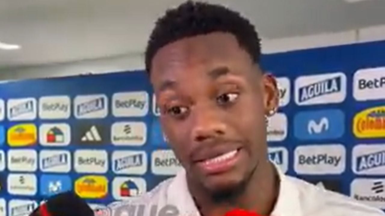 Palabras de Jhon Durán en zona mixta.