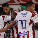 Bogotá. Julio 31 de 2023. Junior enfrenta al Atletico Bucaramanga en juego válido por la fecha 3 de la liga BetPlay II en el Estadio Metropolitano de Fútbol Roberto Meléndez. (Colprensa - Jairo Kasssiani)