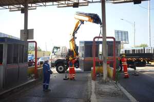 Arranco el desmonte de los peajes ubicados dentro de la ciudad de Cartagena
