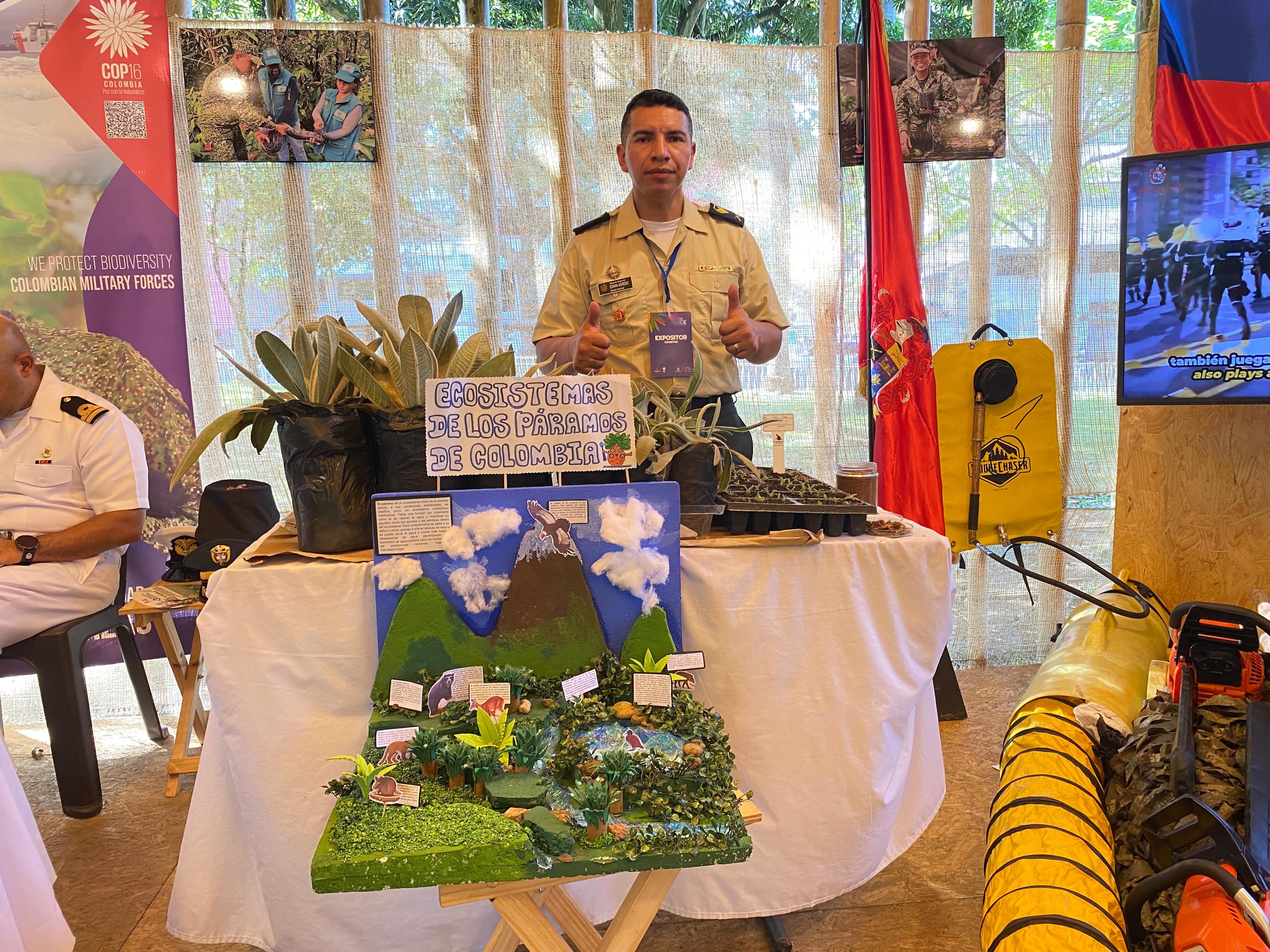 Edwin Ágredo, este Sargento Segundo de la Brigada 29 del Ejército Nacional de Colombia.