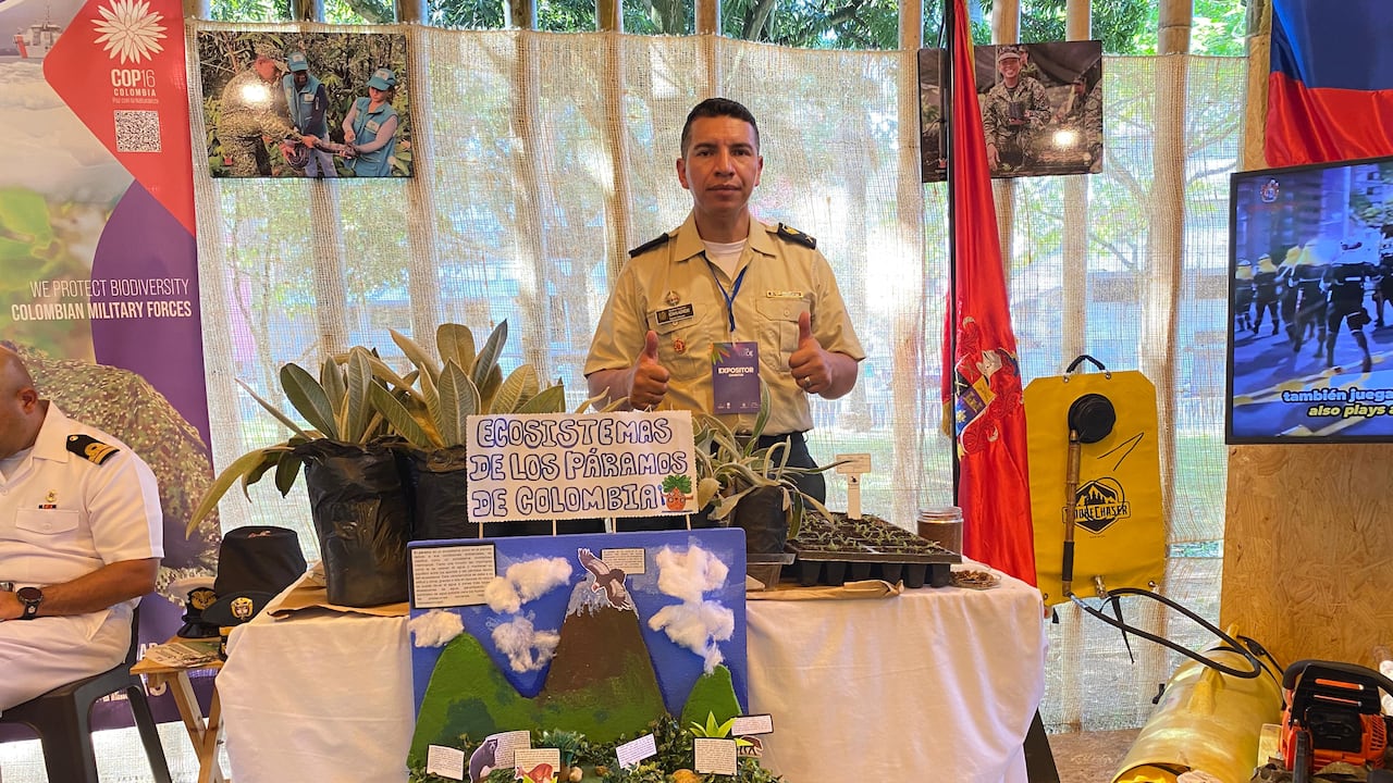 Edwin Ágredo es Sargento Segundo de la Brigada 29 del Ejército colombiano.