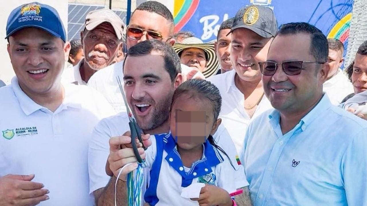 Yamil Arana llega a corregimiento del sur de Bolívar.