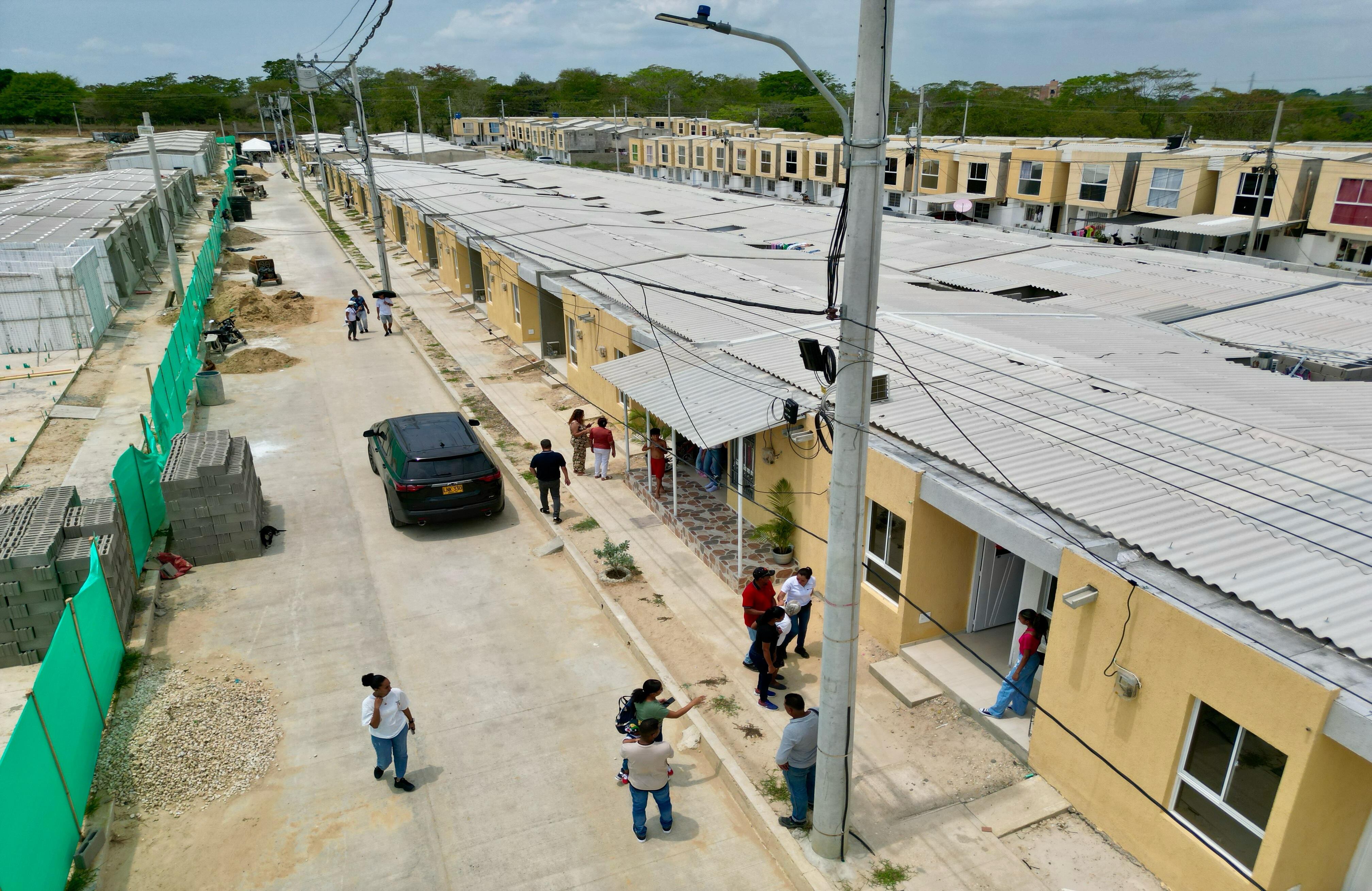 El Fondo de Adaptación entregó las viviendas.