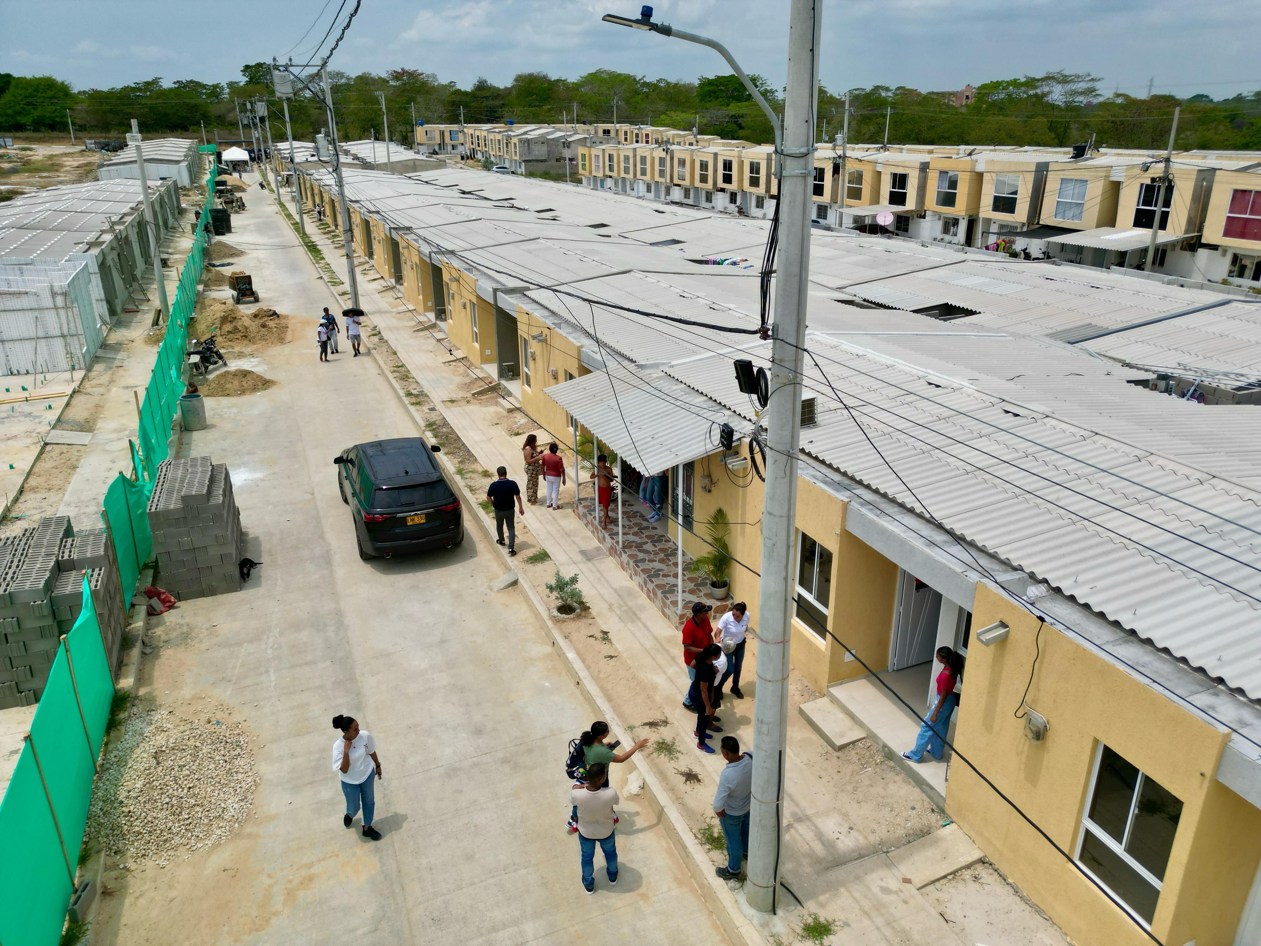 El Fondo de Adaptación entregó las viviendas.