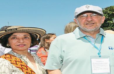 Pilar Tafur y Daniel Samper Pizano.