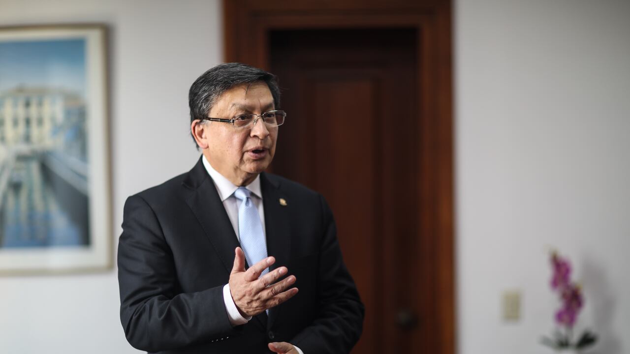 Presidente de la Corte Constitucional, magistrado Jorge Enrique Ibáñez Najar