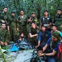 Niños sobrevivientes del accidente aéreo en el Caquetá
