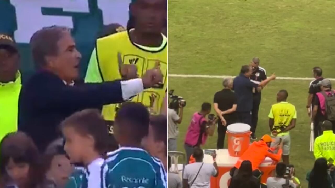 El momento donde Pinto niega el saludo al Bolillo.