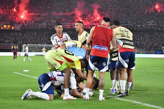 Imagen del partido entre Junior y Tolima, por la final de ida de la Liga BetPlay 2025-ll.