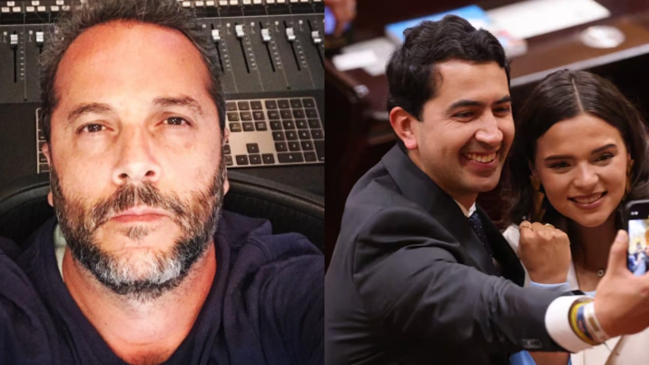 José Gaviria, productor, expresó su apoyo al congresista Daniel Briceño, del Centro Democrático.